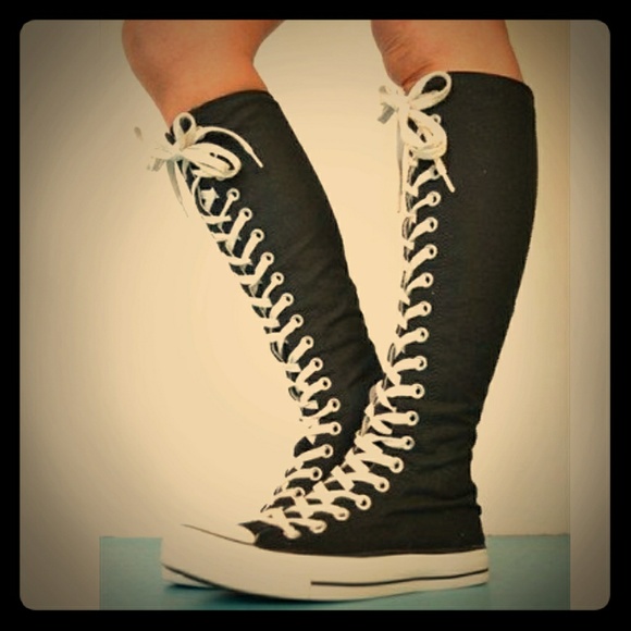 tall converse shoes